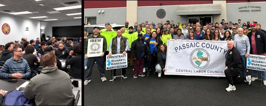 Group photo at Passaic County Central Labor Council